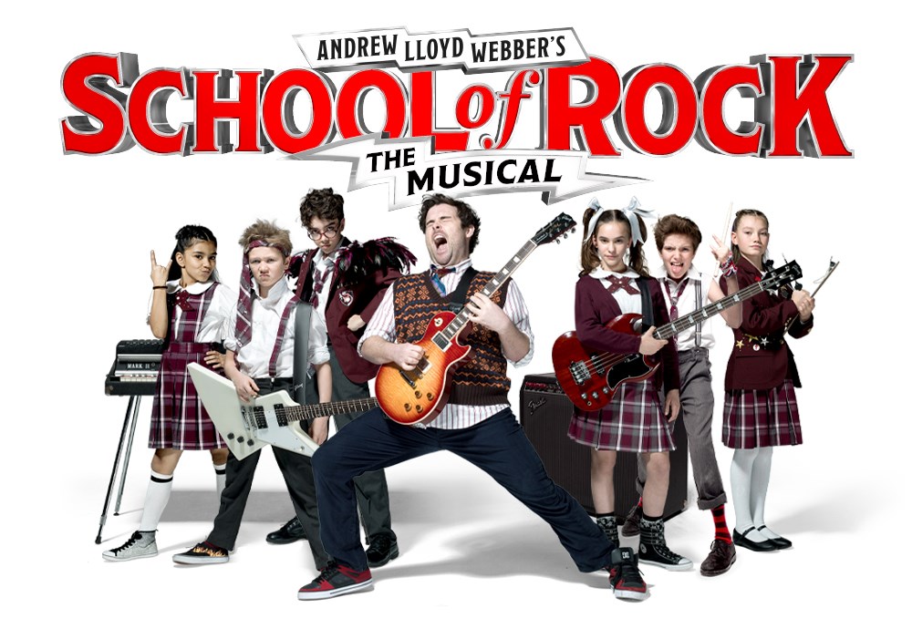 The guitar of Dewey Finn (Jack Black) in the movie School of rock / the Rock  Academy