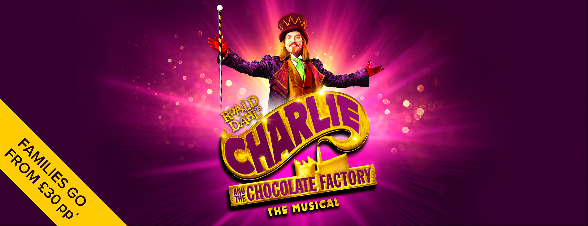 Charlie and the Chocolate Factory promo banner