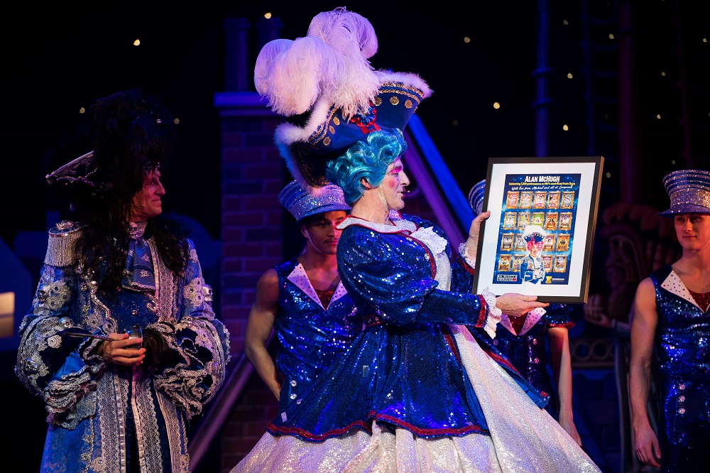 Alan McHugh's 1,000th HMT performance of panto